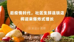 后疫情時代，社區生鮮連鎖店將迎來爆炸式增長